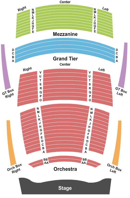 Knight Theatre Seating Chart